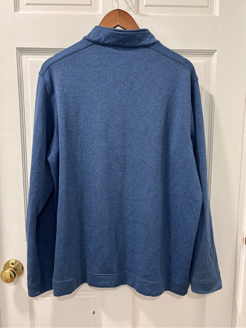 Peter Miller Men’s 1/4 Sweater Size XL Blue Performance Golf Pullover CC Logo - Picture 6 of 7